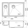 Мойка OMOIKIRI Taki 69-2-U/IF-GB-R Side 4993183